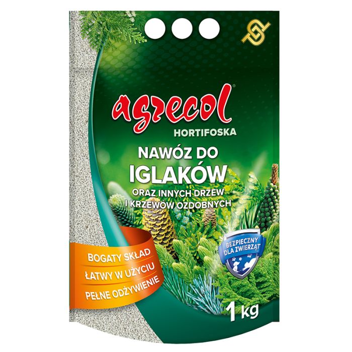 Добриво Хортифоска для газонів10-6-23 Agrecol, 1 кг