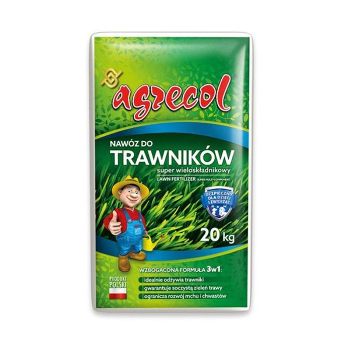 Добриво для газонів super багатокомпонентне 15-5-7 Agrecol, 20 кг