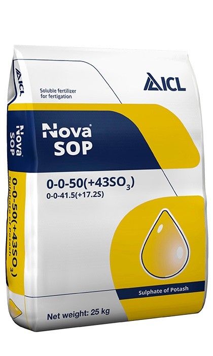 Мінеральне добриво Nova SOP 0+0+50+43SO3 25 кг