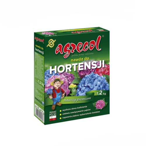 Мінеральне гранульоване добриво для Гортензії 12-6-20 Agrecol, 1,2 кг