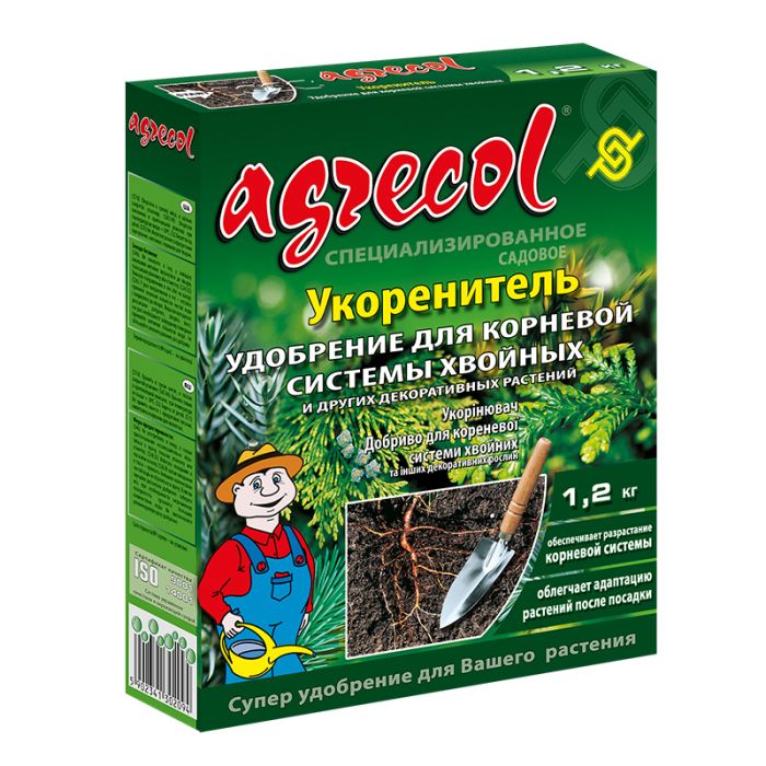 Добриво для корневої системи хвойних 7-21-7 Agrecol, 1,2 кг