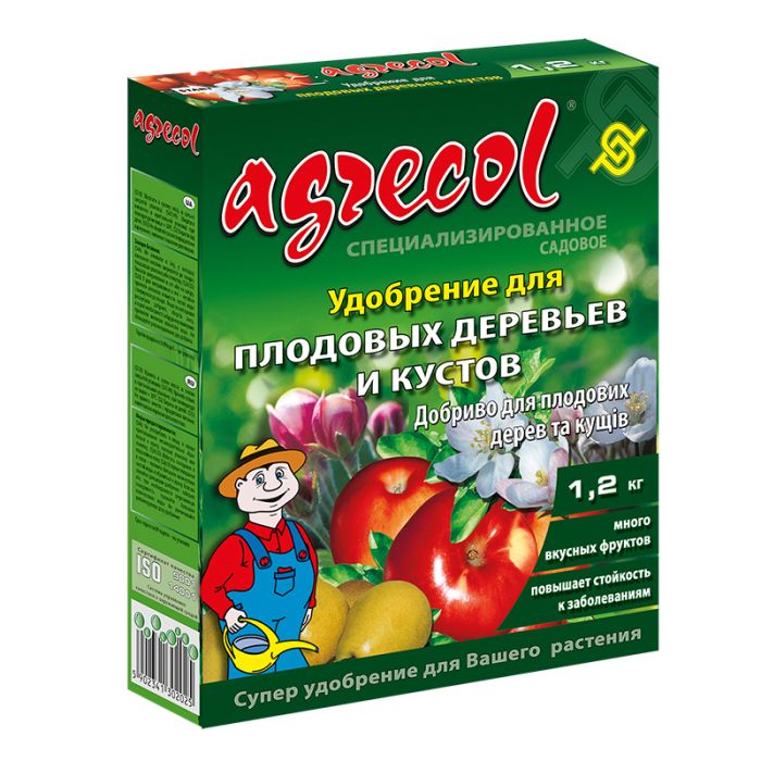 Добриво для плодових дерев 8-7-22 Agrecol, 1,2 кг