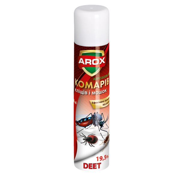 Аэрозоль от комаров, клещей и мошек Arox Аэрозоль от комаров, клещей и мошек Arox