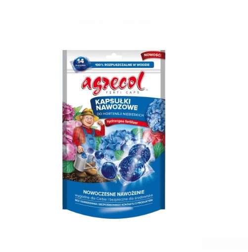 Добриво в капсулах для блакитної гортензії Agrecol, 14 шт