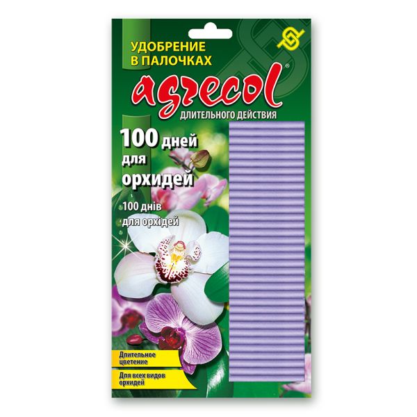 Добриво в паличках для орхідей - 100 днів 10-10-10 Agrecol, 30 шт