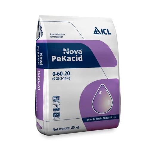 Мінеральне добриво Nova PeKacid 0+60+20, 25 кг